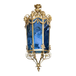 Monumental Louis XVI Style Dore Bronze Lantern