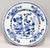 Ceramic Antique Dutch Delft Chinoiserie Plate Blue & White For Sale - Image 7 of 10