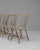 Elevate your dining experience with this exquisite set of 20th Century Dutch bleached oak dining chairs. Crafted with...