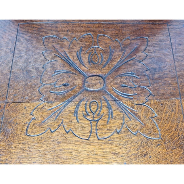 Jacobean Style Gothic Hall Chair, 1890 For Sale - Image 11 of 18