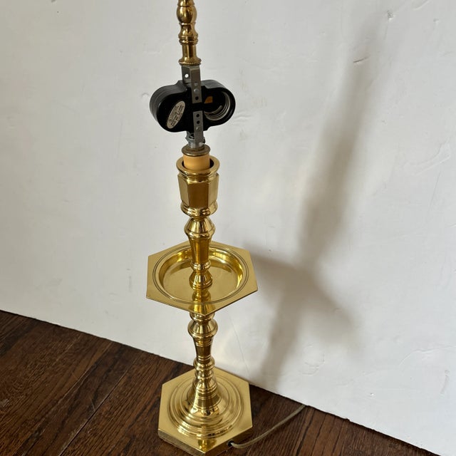1990s 1990s Traditional Brass Lamp For Sale - Image 5 of 5