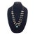 Native American Pueblo Fetish Necklace With Turquoise Thunderbird Pendant For Sale
