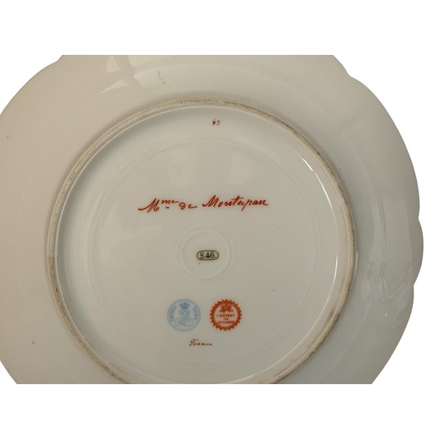 19thC Sèvres Marked Portrait Plate Madame De Montespan Signed Debrie Made in France c.1890-1910 (Copy) For Sale - Image 9 of 10