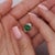 Art Deco 1.85 Carat Untreated Jadeite Jade and Diamond Platinum Ring Hk Certified Size 6.25 For Sale - Image 3 of 9