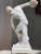 Alabaster 20th Century Neoclassical Sculpture Of An Olympian Disc-Thrower For Sale - Image 8 of 12