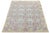 Modern Art Nouveau Inspired Floral Wool Area Rug in Pastel Sage and Rose Pink For Sale - Image 9 of 11