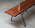 Wood Bench in Teak with Steel Frame, 1950s For Sale - Image 7 of 12