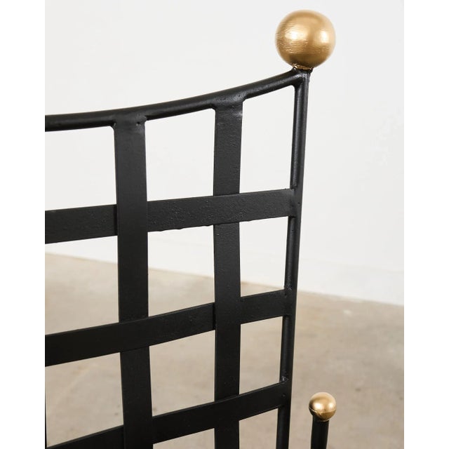 Pair of Mario Papperzini for John Salterini Garden Dining Chairs For Sale - Image 10 of 12