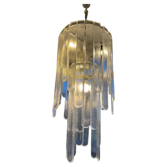 Murano Glass Waterfall Chandelier by Carlo Nason for Mazzega, 1970s For Sale - Image 14 of 14