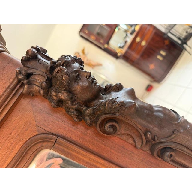 Baroque Gründerzeit Wall Mirror, 1865 For Sale - Image 11 of 13