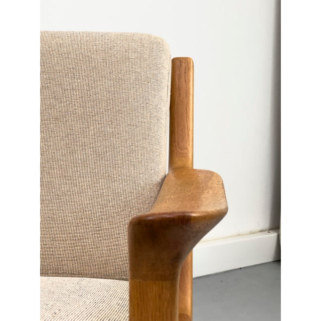 Vintage Danish Oak Sofa by Juul Kristensen, 1970s For Sale - Image 14 of 18