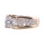 Contemporary 1990s 1.52 Carat VS2 Center Diamond Ring Size 7.5 For Sale - Image 3 of 7