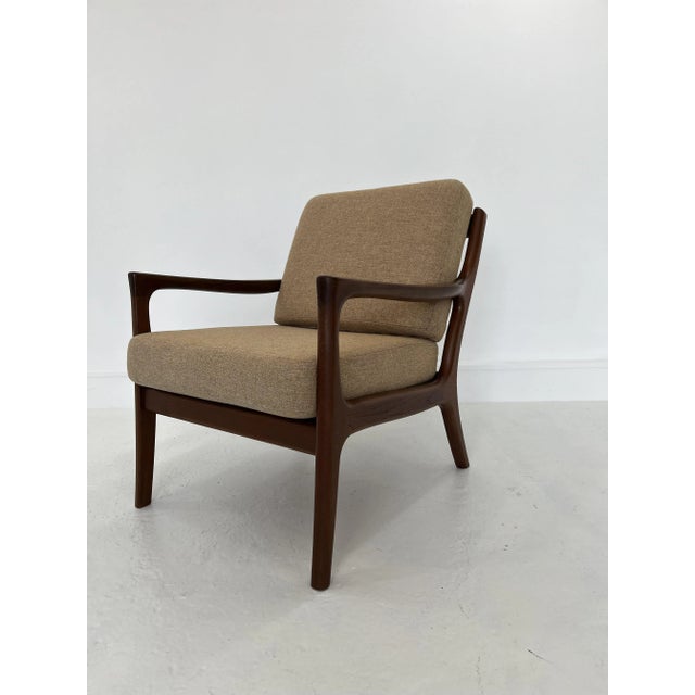 Mid-Century Modern Vintage Danish Teak Lounge Chair, 1960s For Sale - Image 3 of 9