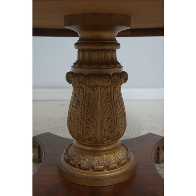 Drexel Heritage Round Regency Style Marble Top Table For Sale In Philadelphia - Image 6 of 15