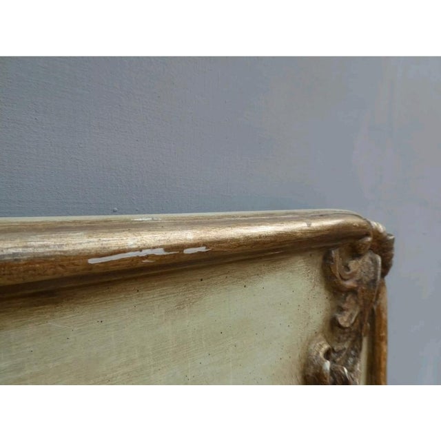 Antique Lacquered Headboard, 1950s For Sale - Image 3 of 7