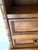 Brown Vintage Romweber Viking Oak Media Console With Rare Brass Horseshoe Inlays For Sale - Image 8 of 9