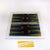 Crystal and brass chessboard by Antonella Fonda, set of 81 pieces -Art- Year: 1980 Architect Antonella Fonda Conditions:...