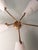 Metal Star-Shaped Wall Lamp in Brass and Acrylic Glass Lumen from Lumen Milano, 1950s For Sale - Image 7 of 10