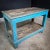 Blue Wooden Packing Table in Blue For Sale - Image 8 of 8