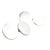 1990s Pair of Tiffany & Co Estate Cufflinks Silver For Sale - Image 4 of 6
