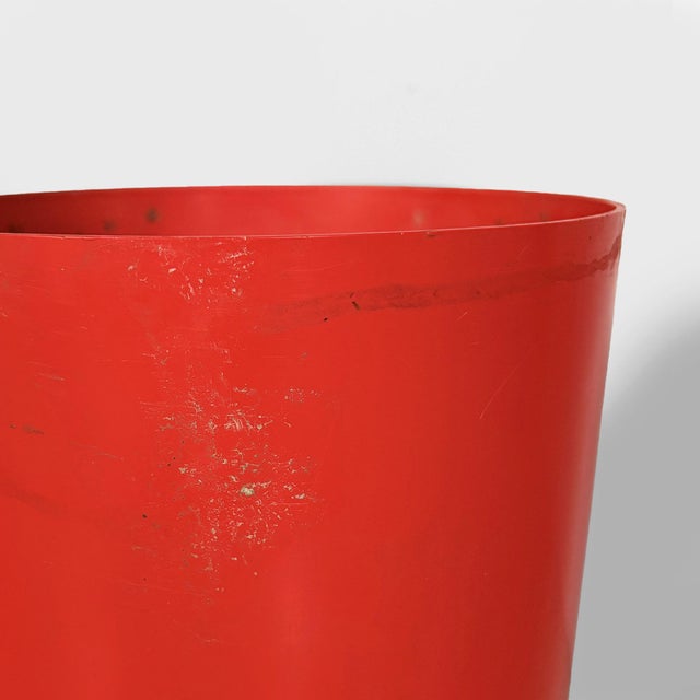 1970s Italian Wastepaper Basket Model 4670 by Gino Colombini for Kartell, 1970s For Sale - Image 5 of 8