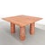 1970s Square Model Colonnato Table in Red Travertine Marble by Mario Bellini for Cassina, 1970s For Sale - Image 5 of 18