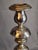 Metal Antique Norblin Warszawa Silverplate Shabbat Candlesticks 12" Rose Judaica Pair 1890 For Sale - Image 7 of 18