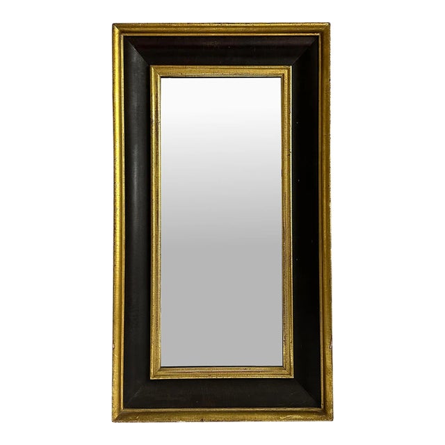 1890's Antique American Empire Style Mahogany and Gilt Mirror For Sale