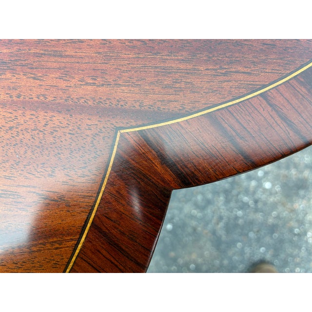 1940s Mahogany Console Table by Joseph Gerte of Boston For Sale - Image 10 of 18