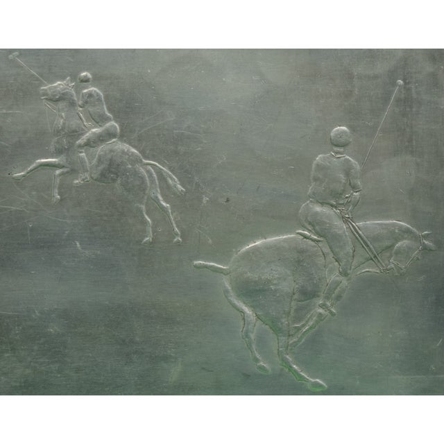 Polo Match Player Aluminum Tray by Wendell August For Sale In New York - Image 6 of 6