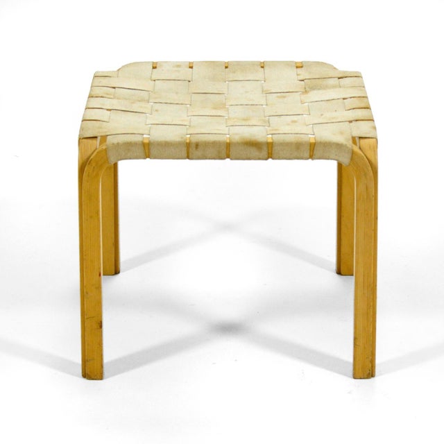 Mid-Century Modern Alvar Aalto Y61 Stool For Sale - Image 3 of 10