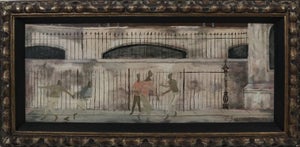 Paul Zimmerman, Social Realist Street Scene of Youth at Play (African American)