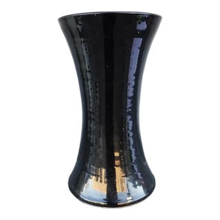 1930s Black Bauer Vase For Sale