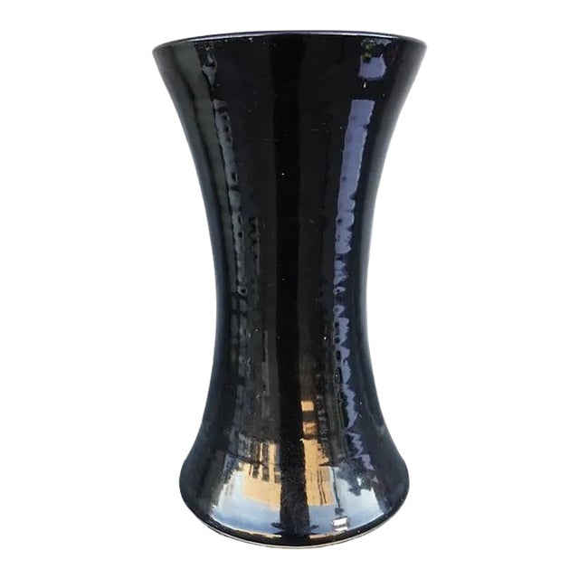 1930s Black Bauer Vase For Sale
