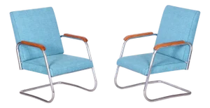 Set of Bauhaus Armchairs by Karel E. Ort, 1930s