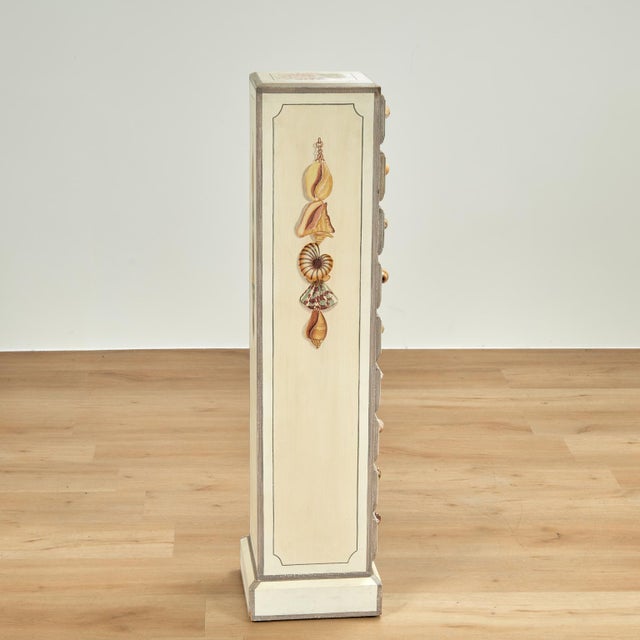 Maitland - Smith Vintage Ocean Inspired Tall Chest by Maitland Smith For Sale - Image 4 of 12