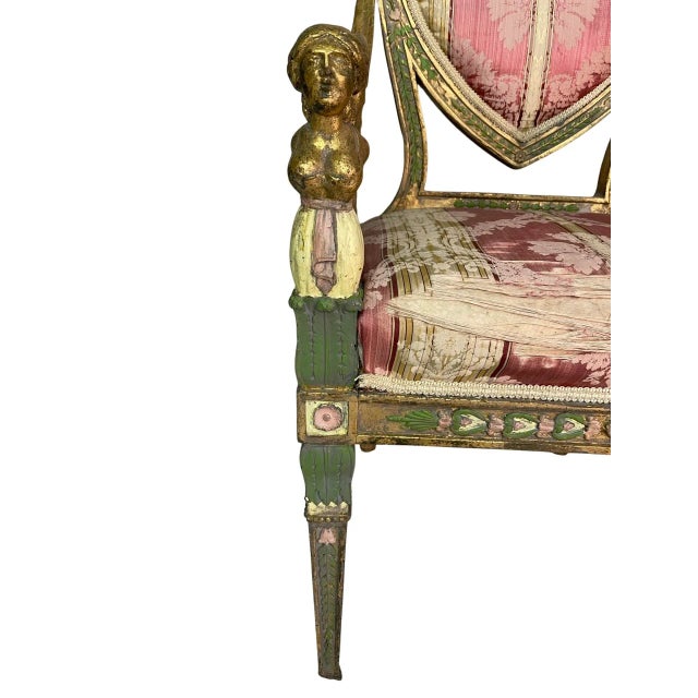 Pair of Italian 19th Century Side Chairs For Sale - Image 12 of 13