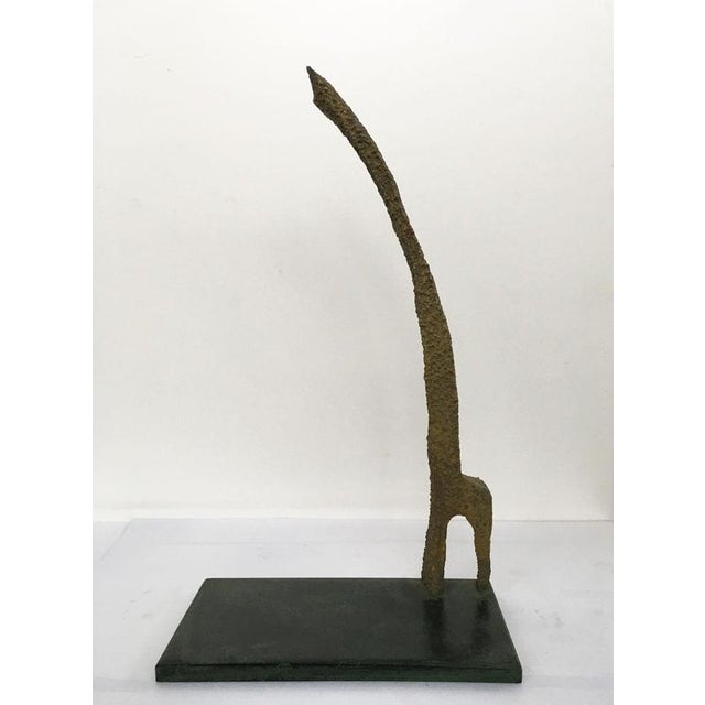 Charcoal Urano Palma, Abstract Homage to Giacometti, 1970, Bronze For Sale - Image 8 of 18