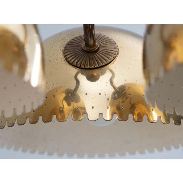 Swedish Modern Pendant by Harald Notini for Böhlmarks, 1940s For Sale - Image 10 of 15