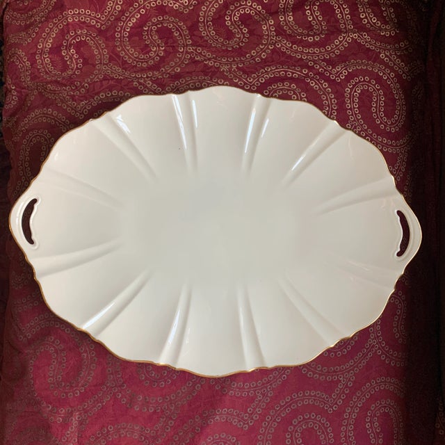 Vintage Lenox Symphony Large Gold Trimmed Platter For Sale - Image 13 of 13