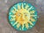 Vintage Italian Glazed Ceramic Sun Plaque For Sale - Image 4 of 7