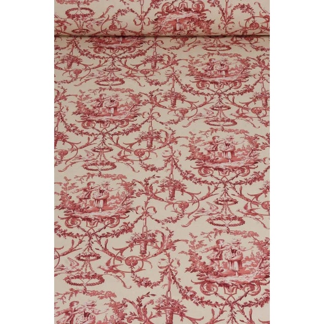 A playful toile inspired by the 18th Century game 'buff', a symbolic activity of playfulness and sensuousness between the...