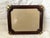 1980s Vintage Wood & Brass Picture Frame For Sale - Image 5 of 5