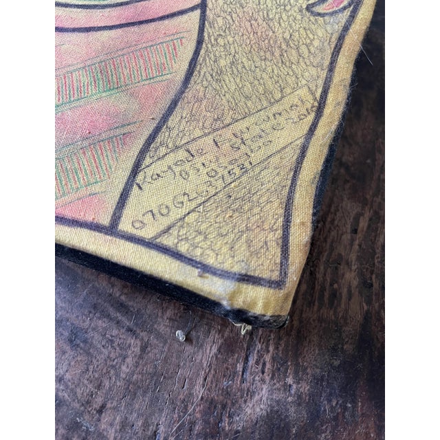 Collection of African Post Modern Picasso Style Portrait Paintings - a Set of 2 For Sale - Image 9 of 10