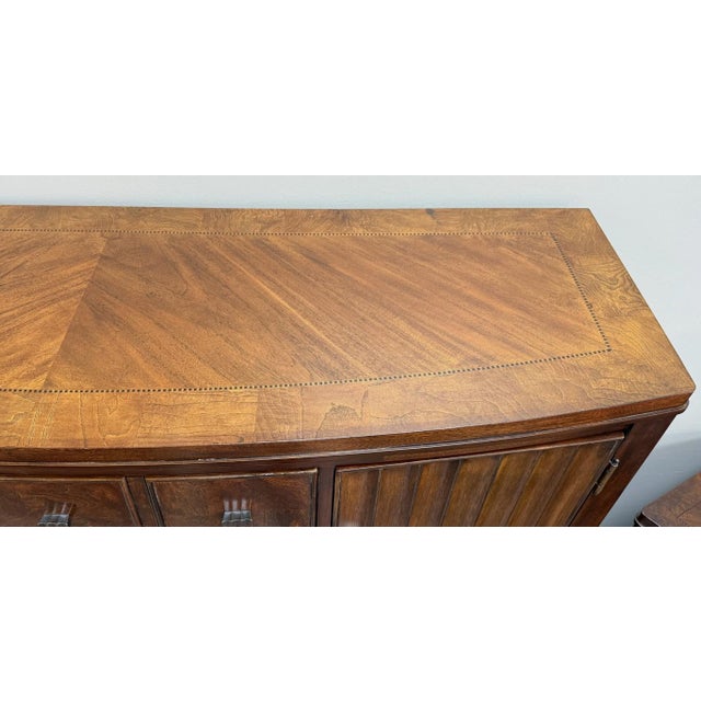 Universal Furniture Transitional Burled-Finish Gentleman’s Chest For Sale - Image 11 of 13