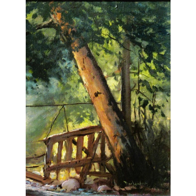 1970s Don Langford, Landscape with Trees, Circa 1970 For Sale - Image 5 of 10