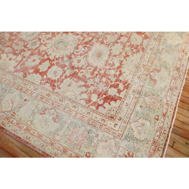 Antique Zabihi Collection Persian Mahal Rug For Sale - Image 9 of 11