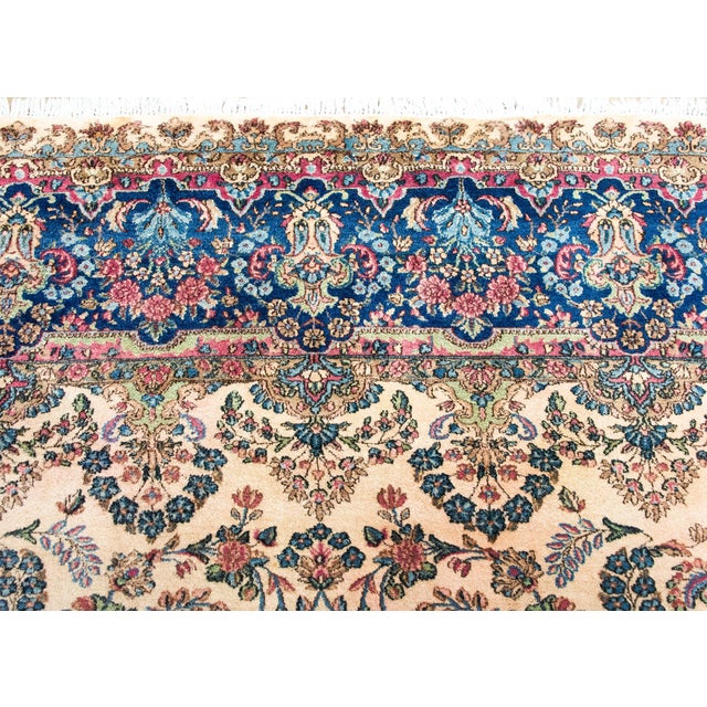 Early 20th Century Persian Kirman Rug For Sale In Chicago - Image 6 of 15