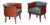 Czech Art Deco Armchairs in Oak by F. and H. Gessner, 1920s, Set of 2 For Sale