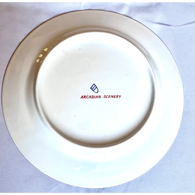 Antique Royal Vienna Porcelain 10.5" Cabinet Plate by H. Seele — "Arcadian Scenery" For Sale - Image 9 of 10